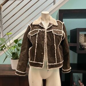 Brown Suede leatherJacket